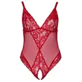 Produktbild: Cottelli CURVES Body-Ouvert Cottelli CURVES - Body ouvert rot - (2XL,3XL,4XL,X rot 2XL