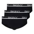Produktbild: Skiny Herren Skiny Herren Brasil 3er Pack Cotton Multipack Slip, Schwarz, L Kurz EU