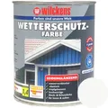 Produktbild: Wilckens Wetterschutzfarbe seidenglänzend, Reinweiß (RAL 9010), 750 ml