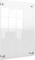 Produktbild: Nobo A4 Posterrahmen aus Acryl, rahmenlos, Eckbefestigung, Hoch-/Querformat, Premium Plus, transparent, 1915591
