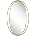 Produktbild: Wandspiegel Besson 55 Cm 90 Cm Metall Gold