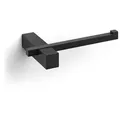 Produktbild: Zack Toilettenpapierhalter Carvo Edelstahl, schwarz matt silber, Designer Zack Design, 2.6x16.5x10 cm