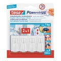 Produktbild: tesa Powerstrips Gardinenhaken weiß