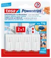 Produktbild: tesa Powerstrips Gardinenhaken, selbstklebend, weiß, 4 Stück