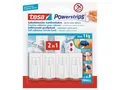 Produktbild: 1 bis 18x tesa Powerstrips Vario-Gardinenhaken, weiß - SPARE BIS ZU 64%