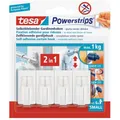 Produktbild: tesa Powerstrips Gardinenhaken weiss UV beständig 4 Stück