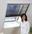 Produktbild: Insektenschutz Dachfenster Plissee 110x160cm weiss 101160101-VH