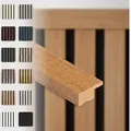 Produktbild: HEXIM Akustikpaneele Zubehör Abschlussleiste Lamellen MDF Wandverkleidung: Teak, 137.5cm