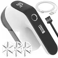 Produktbild: LEBENLANG Fusselrasierer Elektrisch 2000mAh - Inkl. LED Anzeige & Reinigungspinsel I Bis zu 2h Laufzeit I Fuselrasier Elektrisch Entfussler für Kleidung