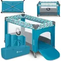 Produktbild: Lionelo Stefi babybetten reisebetten baby reisebett Kinderreisebett Laufstall Grün - Türkis
