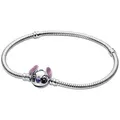 Produktbild: Pandora Charm-Armband DamenSilber Disney Stitch silberfarben 19 cm
