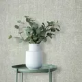 Produktbild: Vliestapete Einfarbig Textil Optik Meliert Modern Grau Creme 45777 (3,93€/1qm)