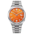 Produktbild: Citizen Herrenuhr Automatik Saphirglas Datum Orange 40mm NJ0151-88Z