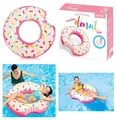 Produktbild: Intex Schwimmreifen Donut Regenbogen 94 cm - XXL Schwimmring Luftmatratze Pool