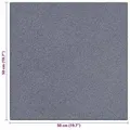 Produktbild: vidaXL Sturzschutzfliesen 18 pcs Grau 50 x 50 cm Gummi