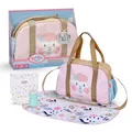 Produktbild: BABY born Wickeltasche mit Wickelunterlage, Windel und Puderdose.