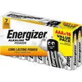 Produktbild: Batterijen Energizer Alkaline Power LR03 AAA 16 stuks