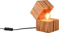 Produktbild: TRIO Leuchten Schreibtischlampe TREASURE, Deko Tischleuchte Schatzkiste inkl 1xE14 LED 225 Lumen 2700K, Ein-/Ausschalter, Leuchtmittel wechselbar, Warmweiß, Licht startet bei öffnen der Box, Schnurschalter, Naturholz Tischlampe