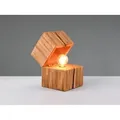 Produktbild: Aufklappbare Led Tischleuchte Treasure Aus Naturholz, Höhe 16cm