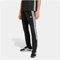 Produktbild: adidas Performance Sporthose WORKOUT ESSENTIALS ALL-SET 3-STREIFEN, GEWIRKTES MATERIAL (2-tlg) Trainingshose, Climacool, reguläre Passform schwarz L