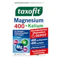 Produktbild: taxofit Magnesium 400 + Kalium Tabletten 30 Stück