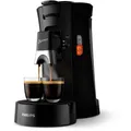 Produktbild: Philips CSA230/69 CSA230/69 Kaffeepadmaschine Schwarz mit Heißwasserauslass, One Touch