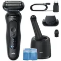 Produktbild: Braun Series 5 52-N7200cc Elektrorasierer mit Reinigungs- und Ladestation SmartCare Black 1 St.