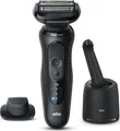 Produktbild: Braun Elektrorasierer Series 5 52-N7200cc | Nass- & Trockenrasierer | AutoSense | Reinigungsstation | schwarz