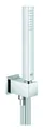 Produktbild: Grohe Euphoria Cube Stick Wandhalterset mit EcoJoy 9,5 l 1 Strahlart mit Wandanschlussbogen - Chrom - 26405000