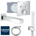 Produktbild: Grohe Unterputz Grohtherm SmartControl Badewannenarmatur Wannenarmatur Set Wanne