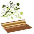 Produktbild: plottiX Vinylfolie permanent gold 31,5 cm x 1,0 m, 1 Rolle