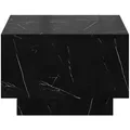 Produktbild: Mirjan24 Couchtisch, Mehrfarbig, Holzwerkstoff, Marmor Optik, Quadratisch,Quadratisch, 60x40x60 cm, Wohnzimmer, Wohnzimmertische, Couchtische