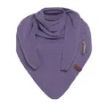 Produktbild: KNIT FACTORY - Dreiecksschal Coco - Damen Strickschal mit Wolle - Umschlagtuch für den Herbst und Winter - Winterschal - Dreieckstuch - Hochwertige Qualität - XXL Schal - 190 x 85 cm - Violett