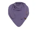 Produktbild: Knit Factory Schal Coco Dreiecksschals 190x85 cm Glatt Lila, (1-St), Schal Strickschal Umhängetuch Tuch Strickware