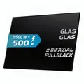 Produktbild: SUNNIVA Solarmodul 500 W FULL BLACK Bifazial Glas PV Modul Solarpanel - PMax 500W Bifacial N-Type, für Balkonkraftwerk oder PV Solar Anlage