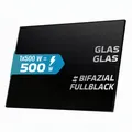 Produktbild: SUNNIVA® Solarmodul Solarpanel FULL BLACK Bifacial Bifazial Glas/Glas 500 Watt