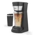 Produktbild: Petra Kaffeemaschine für Eiskaffee 700W, 2in1 Pad Kaffeemaschine, 420ml Becher & 440ml Tumbler, Kaffee & Espresso kalt aufbrühen