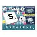 Produktbild: MATTEL GAMES HWD45 Scrabble Original „2 in 1“ Brettspiel Mehrfarbig