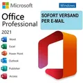 Produktbild: Microsoft Office 2021 Professional | Windows | Online Aktivierung | Sofortdownload | Käuferschutz | Dauerhaft gültig