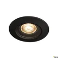Produktbild: Schwarz Badezimmerlampe Moderne Einbauleuchte downlight 1x5W/GU10 IP20/IP65
