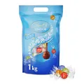 Produktbild: Lindt Schokolade LINDOR Kugeln Vollmilch Mischung | 1 KG Beutel, wiederverschließbar | ca. 80 Kugeln in 4 Sorten (Milch, Pistazie, Milchcrème, Caramel) | Großpackung | Schokoladengeschenk
