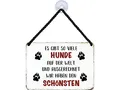 Produktbild: Blechwaren Fabrik Braunschweig Kulthänger Blechschild Es gibt so viele Hunde - wir haben den SCHÖNSTEN KH113