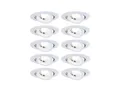 Produktbild: Paulmann LED Einbauleuchte 3-Step-Dim 10er-Pack 82mm 70° 10x4,8W