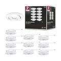 Produktbild: Paulmann 99995 LED Einbauleuchte 3-Step-Dim 10er-Pack schwenkbar 82mm 70° 10x4,8W 10x450lm 230V 3000K Weiß