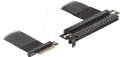 Produktbild: DELOCK 81498 - Riser Karte PCIe 3.0 x4 > x16, 30 cm Kabel