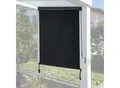 Produktbild: Vertikalmarkise MCW-F42, Senkrechtmarkise Sichtschutz Außenrollo Rollo ,UV-Schutz 50 Stoff ~ 250x100cm, schwarz