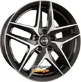 Produktbild: 4 Alufelgen BORBET Z Mistral Anthracite Glossy Polished 8x19 ET38 5x112 19 Zoll