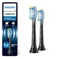 Produktbild: Philips Sonicare C3 Premium Plaque Defense, Original Ersatzbürstenköpfe, Schwarz, 2er-Pack, HX9042/88