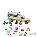 Produktbild: Playmobil 70936 Krankenwagen Rettungs-Fahrzeug: US Ambulance & Zubehör Neuwertig