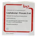 Produktbild: LOPHAKOMP Procain 2 ml Injektionslösung 20X2 ml